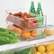 mDesign Wide Plastic Kitchen Pantry Cabinet Food Storage Bin Box, 6 Pack